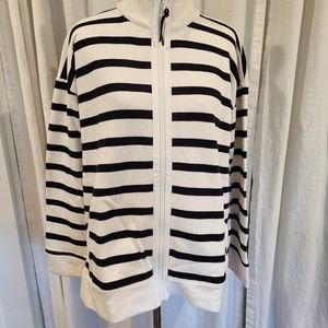 Talbott Large Petite Zipper sweatshirt